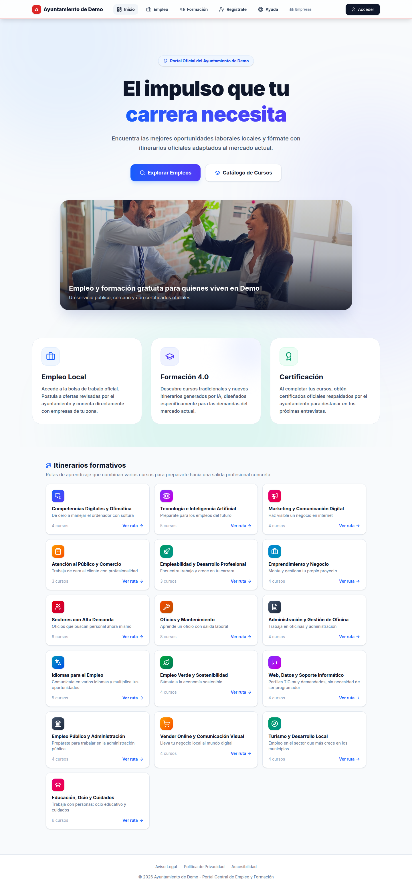 Abre el portal de tu ayuntamiento — Crear tu cuenta y entrar al portal